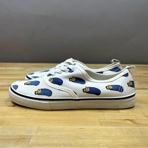THE SIMPSONS X H&M DIVIDED SHOE 338020 WHITE/BLUE WOMEN'S US 6 NEW
